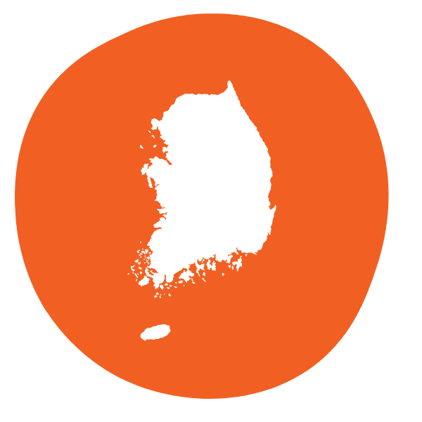 Mapa Corea del Sur