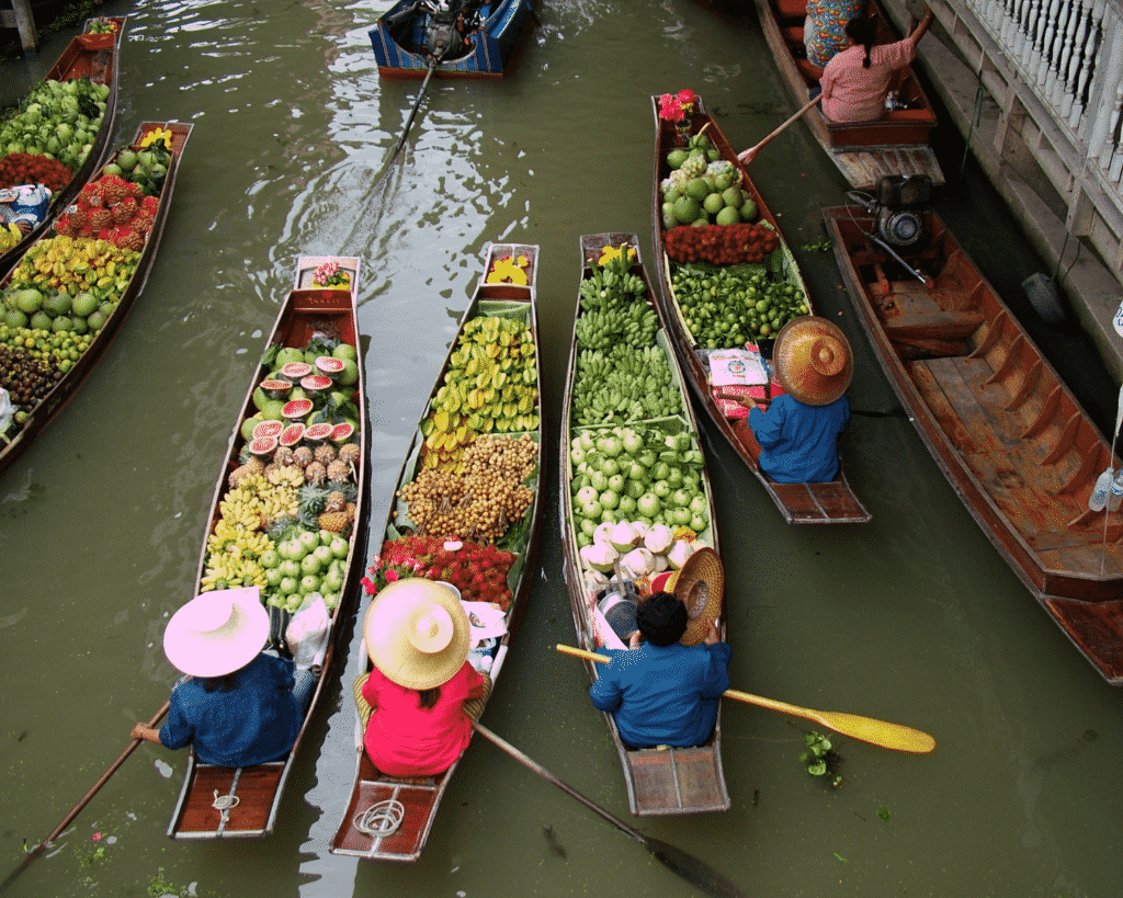 Mercado Flotante Bangkok