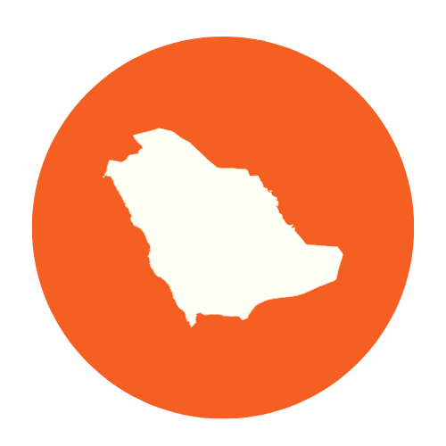 Mapa de Arabia Saudita