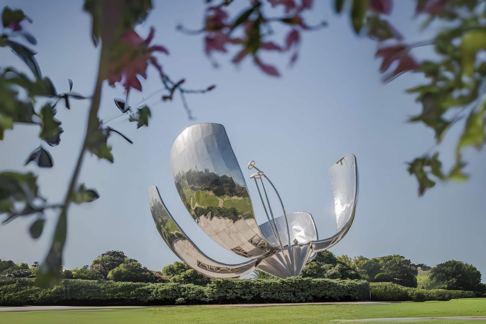 Flor famosa del barrio de Recoleta en Buenos Aires