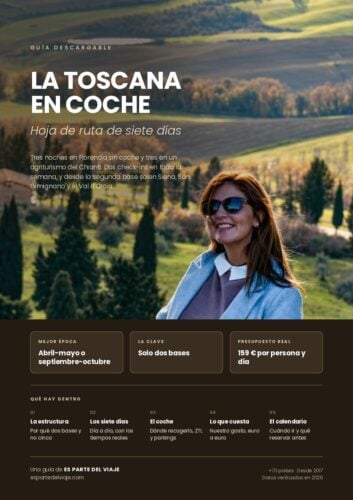 Hoja de Ruta de la Toscana en coche, guía en PDF de Es Parte del Viaje